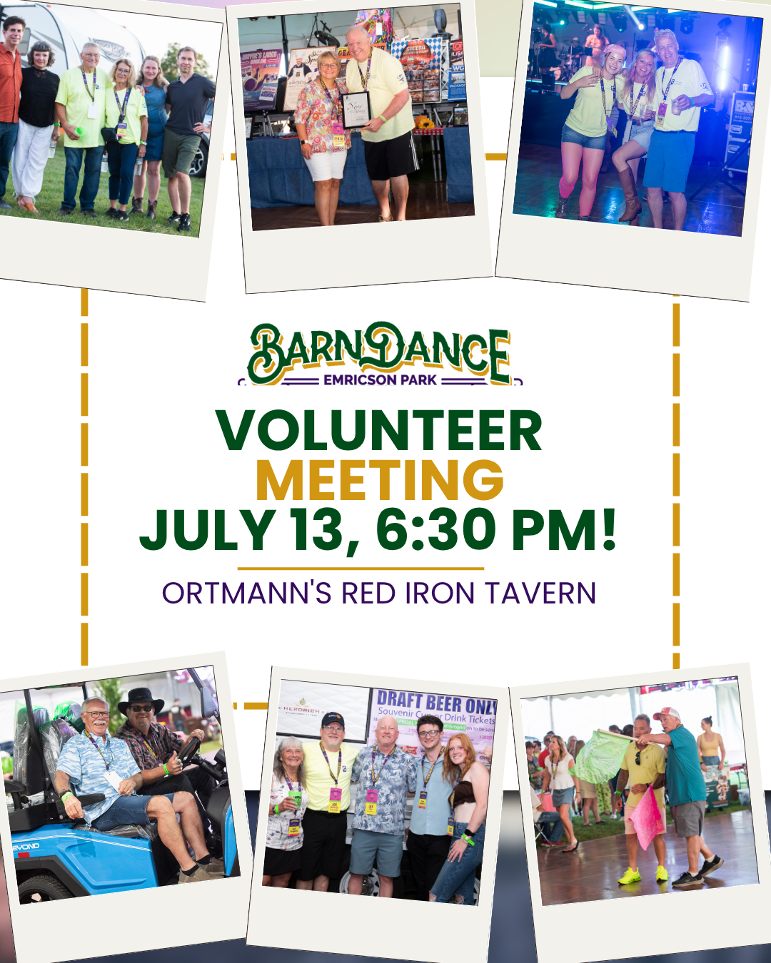 Barndance July Volunteer Meeting